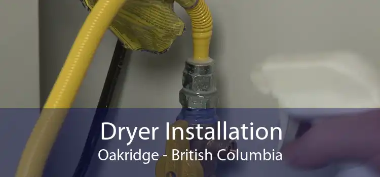 Dryer Installation Oakridge - British Columbia
