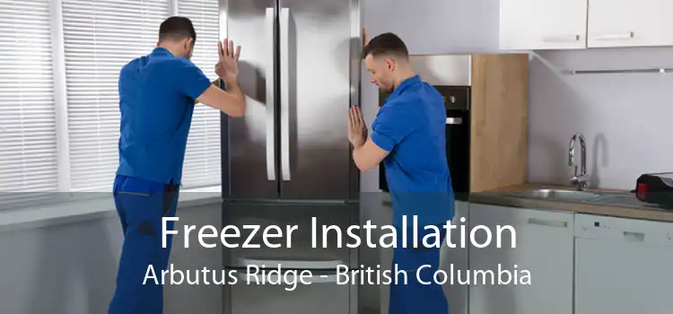 Freezer Installation Arbutus Ridge - British Columbia