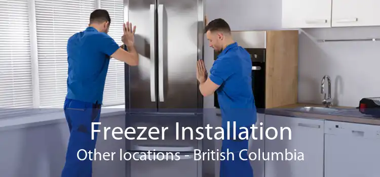 Freezer Installation Other locations - British Columbia
