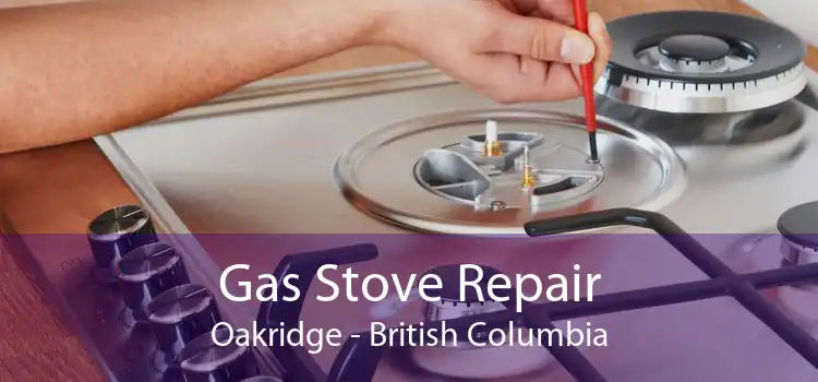 Gas Stove Repair Oakridge - British Columbia