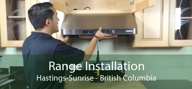 Range Installation Hastings-Sunrise - British Columbia