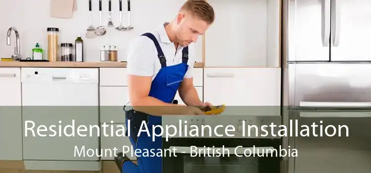 Residential Appliance Installation Mount Pleasant - British Columbia