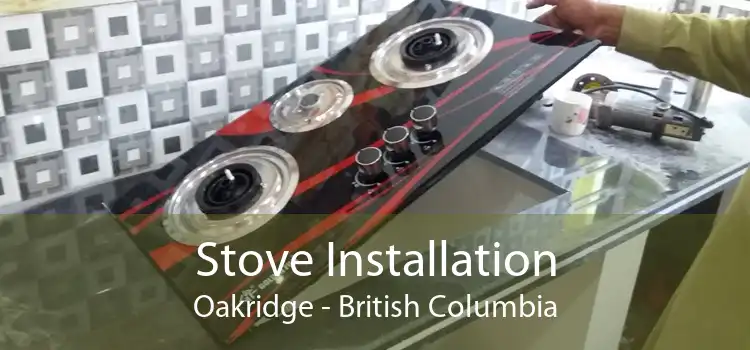 Stove Installation Oakridge - British Columbia
